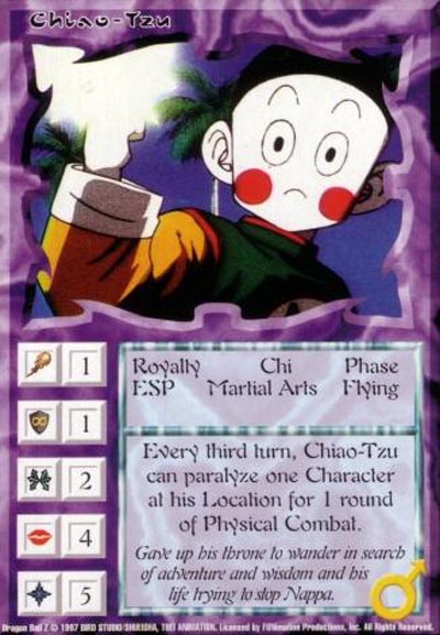 Ani-Mayhem CCG: DBZ : Chiao-Tzu