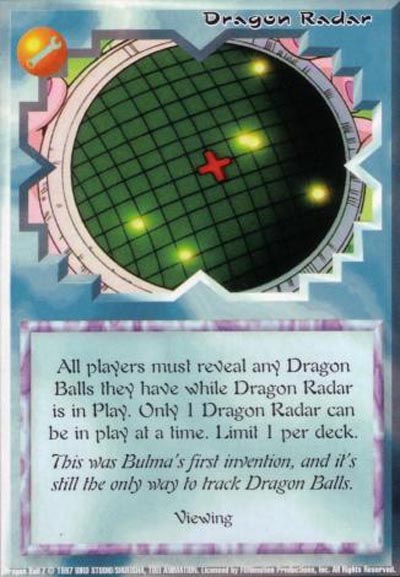 Ani-Mayhem CCG: DBZ : Dragon Radar