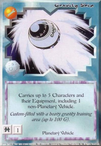 Ani-Mayhem CCG: DBZ : Gravity Ship