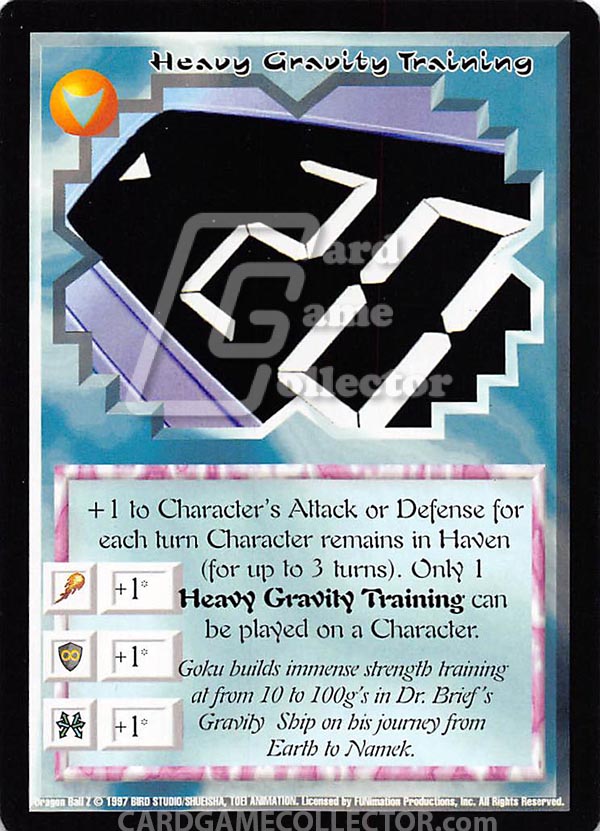 Ani-Mayhem CCG: DBZ : Heavy Gravity Training