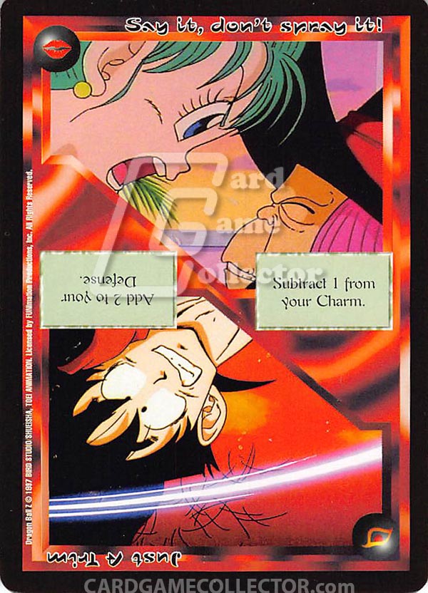 Ani-Mayhem CCG: DBZ : Just A Trim / Say it, don't spray it