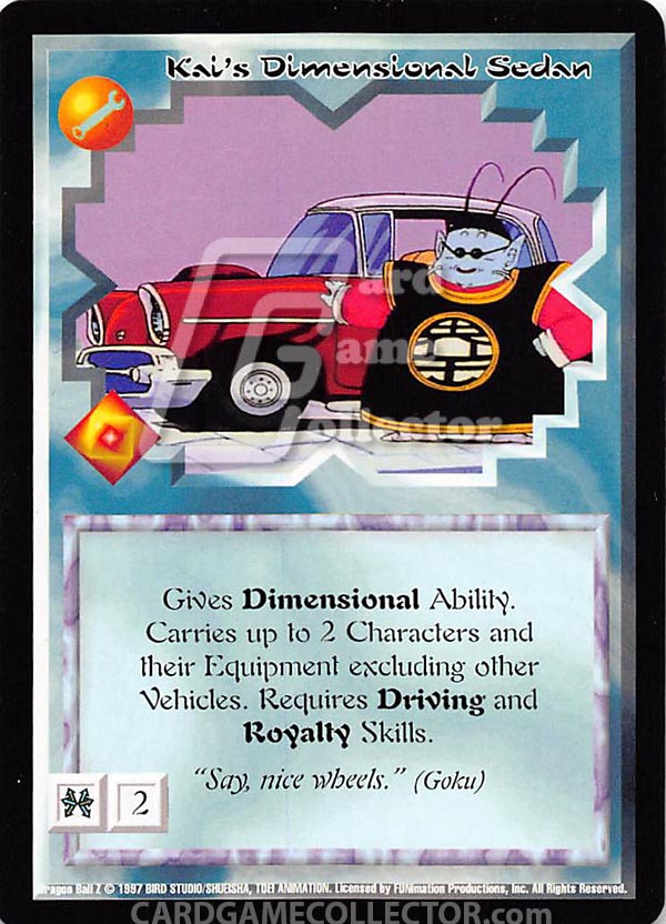 Ani-Mayhem CCG: DBZ : Kai's Dimensional Sedan