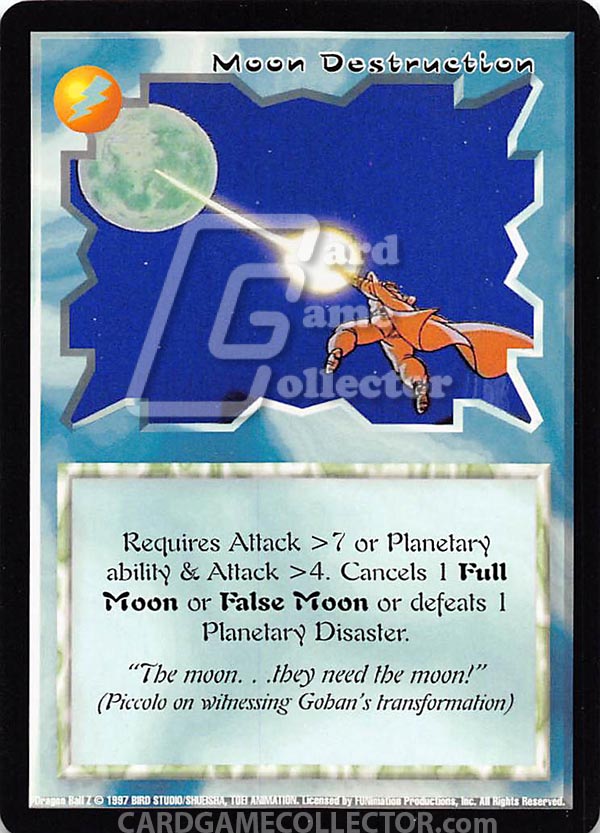 Ani-Mayhem CCG: DBZ : Moon Destruction