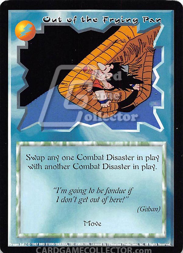 Ani-Mayhem CCG: DBZ : Out of the Frying Pan