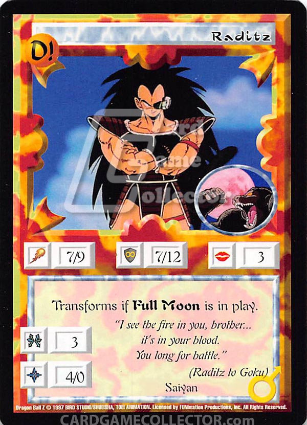 Ani-Mayhem CCG: DBZ : Raditz