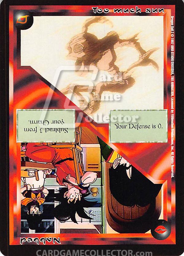 Ani-Mayhem CCG: DBZ : Too Much Sun / Nabbed