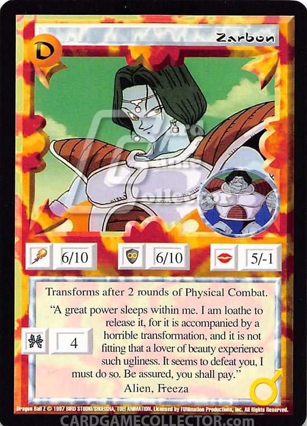 Ani-Mayhem CCG: DBZ : Zarbon