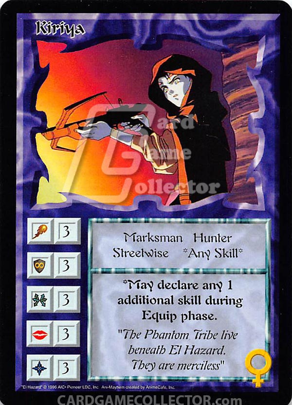 Ani-Mayhem CCG: Set 0 : Kiriya, The Phantom Assassin