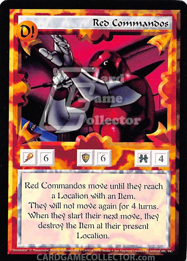Ani-Mayhem CCG: Set 1 : Red Commandos