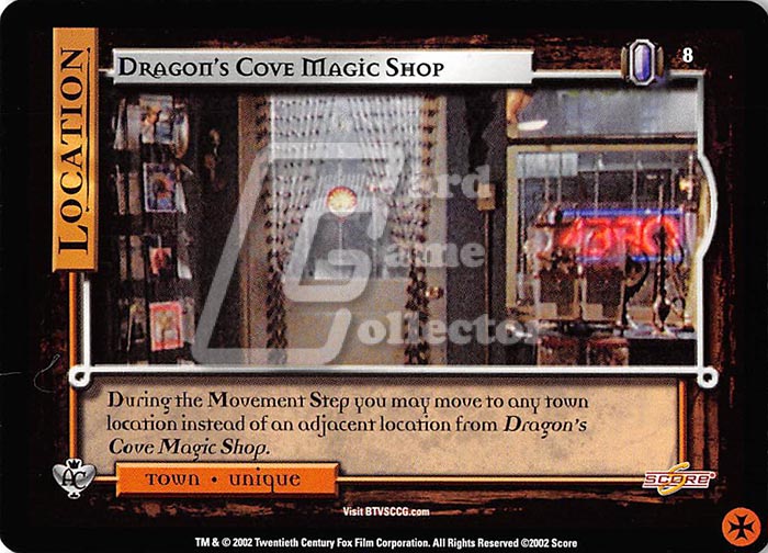 Buffy TVS CCG:  Dragon's Cove Magic Shop