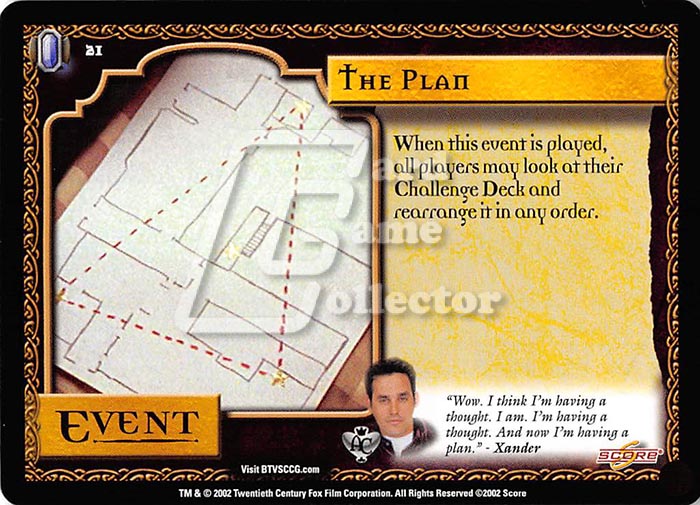 Buffy TVS CCG:  The Plan