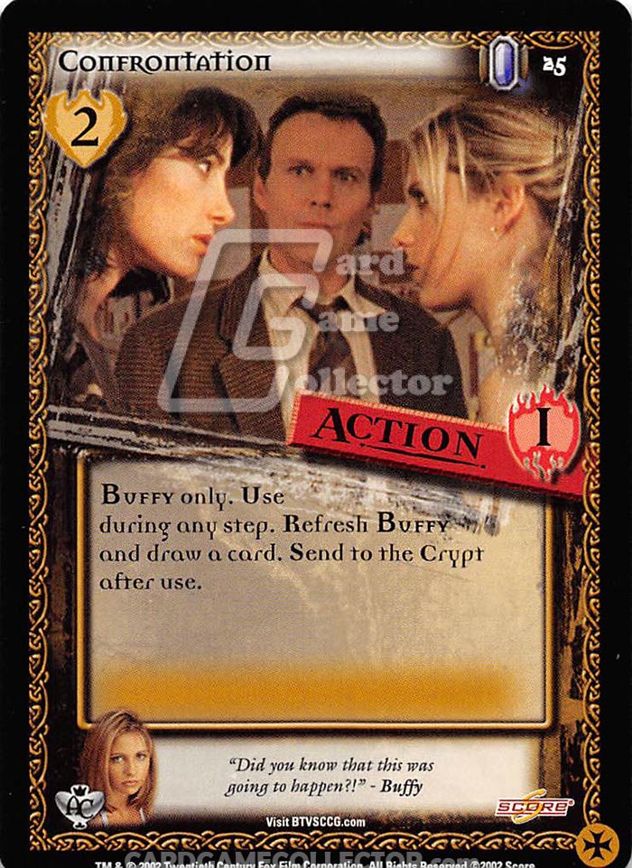 Buffy TVS CCG:  Confrontation