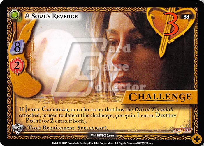 Buffy TVS CCG:  A Soul's Revenge