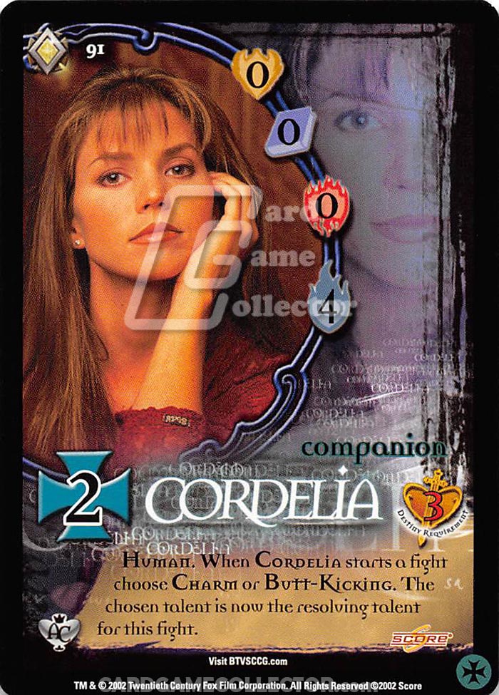 Buffy TVS CCG:  Cordelia