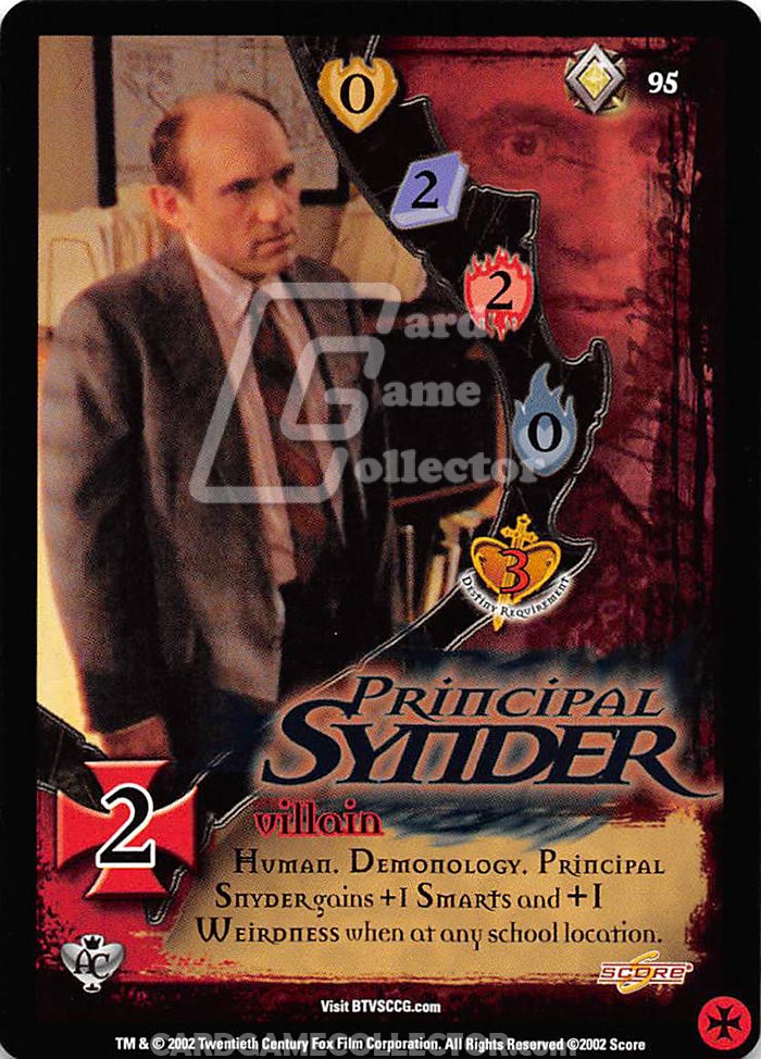 Buffy TVS CCG:  Principal Snyder