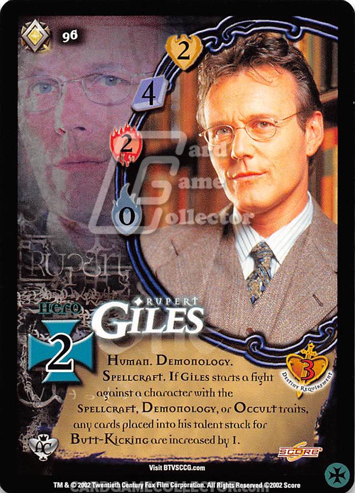 Buffy TVS CCG:  Rupert Giles