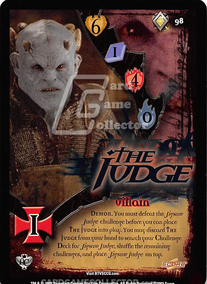 Buffy TVS CCG:  The Judge