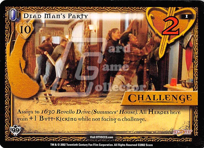 Buffy TVS CCG:  Dead Man's Party