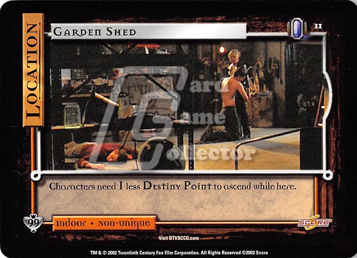 Buffy TVS CCG:  Garden Shed