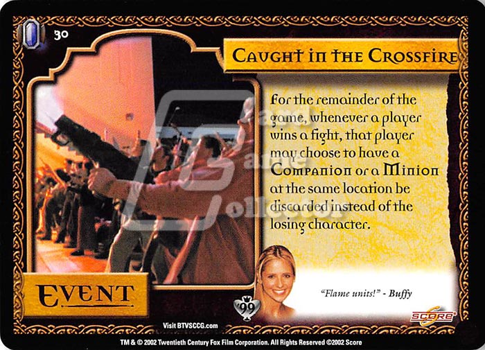 Buffy TVS CCG:  Caught in the Crossfire