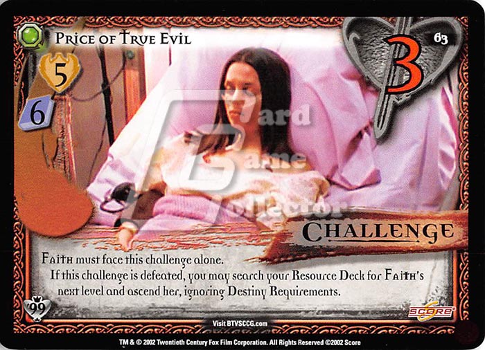 Buffy TVS CCG:  Price of True Evil