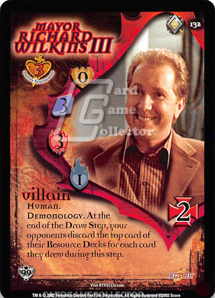 Buffy TVS CCG: Mayor Richard Wilkins III