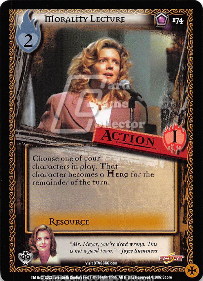 Buffy TVS CCG:  Morality Lecture