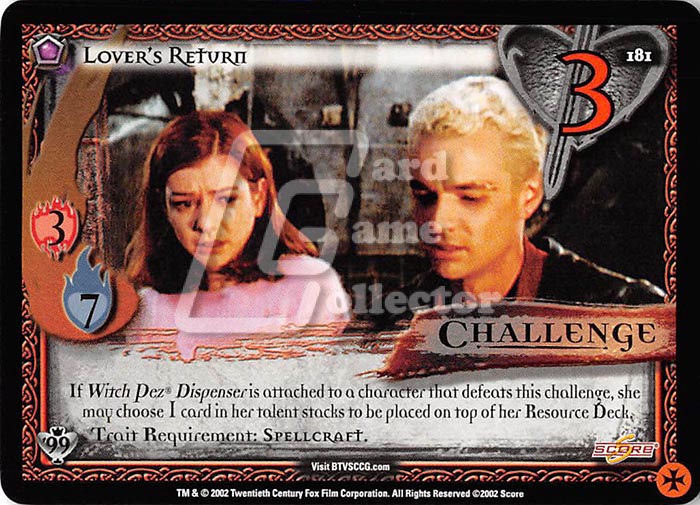 Buffy TVS CCG:  Lover's Return