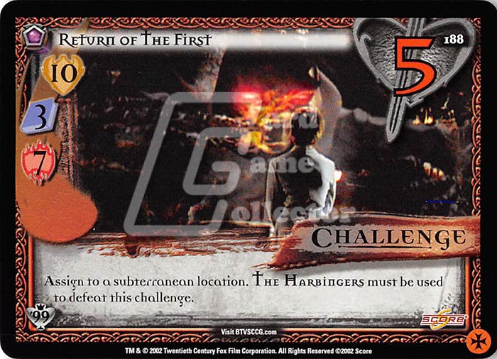 Buffy TVS CCG:  Return of The First