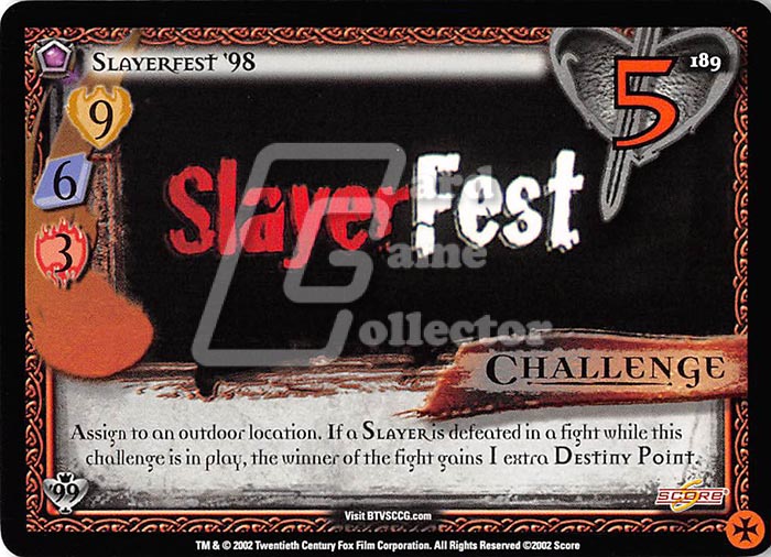 Buffy TVS CCG:  Slayerfest '98