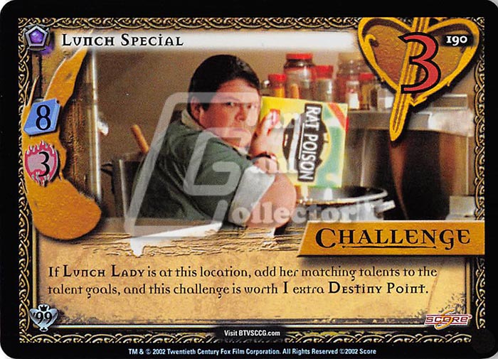 Buffy TVS CCG:  Lunch Special