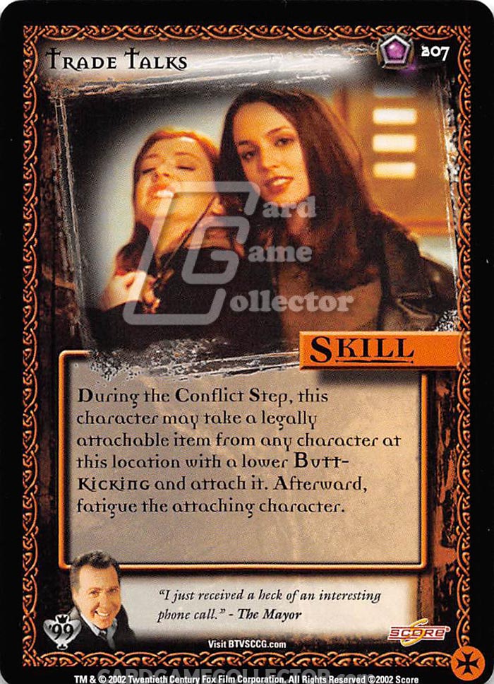 Buffy TVS CCG:  Trade Talks