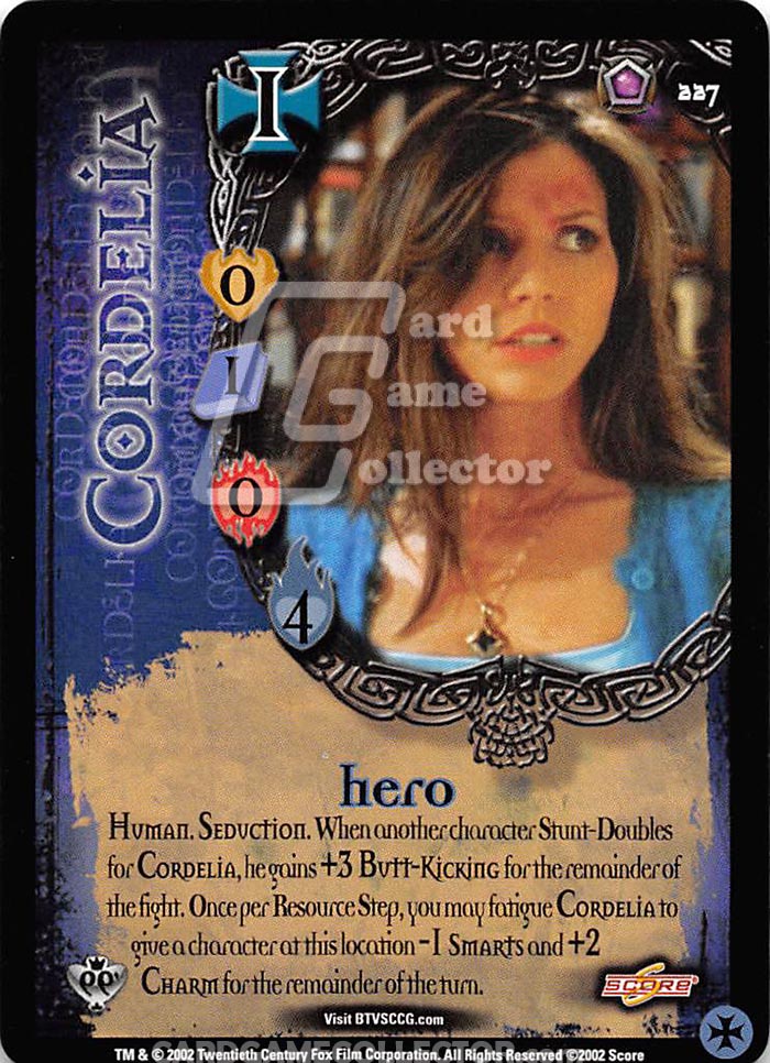 Buffy TVS CCG: Cordelia
