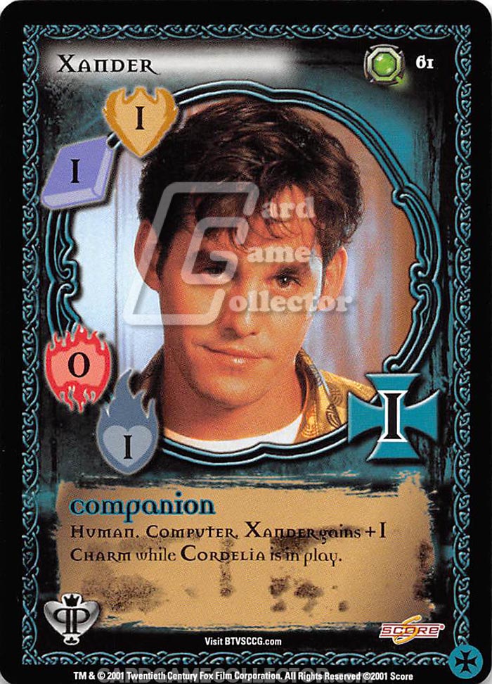 Buffy TVS CCG:  Xander