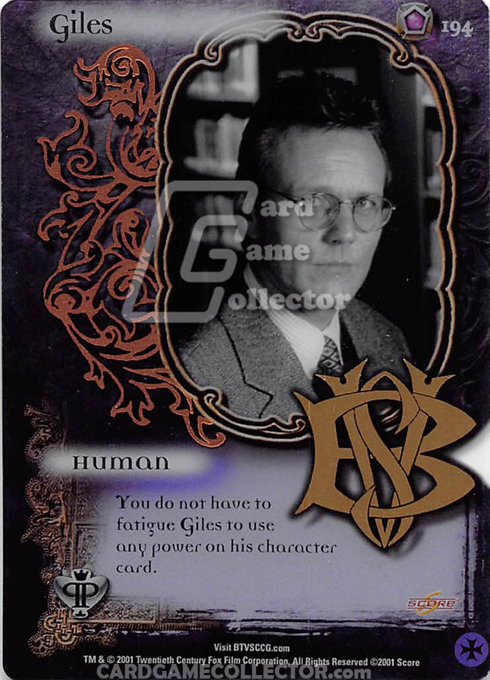 Buffy TVS CCG:  Giles