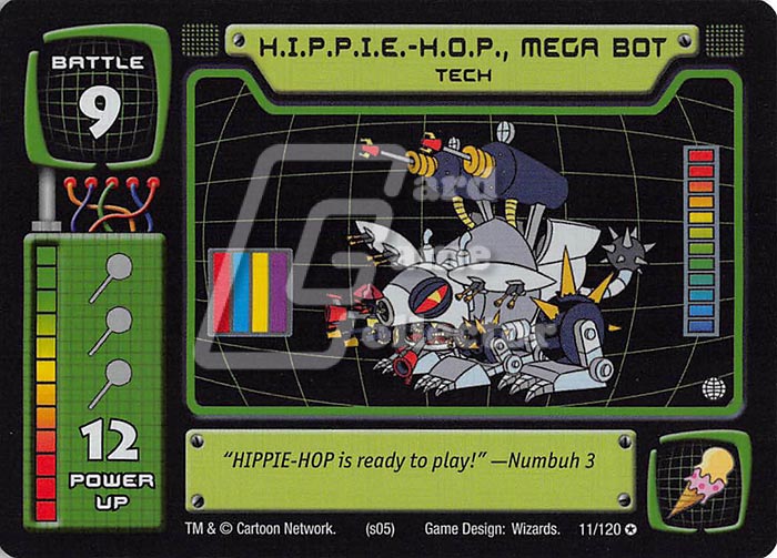 Codename: Kids Next Door TCG: H.I.P.P.I.E.-H.O.P., Mega Bot