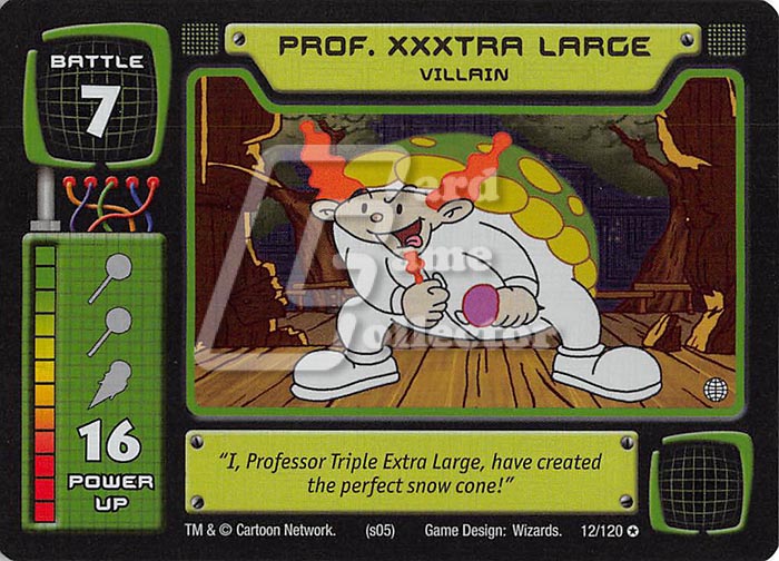 Codename: Kids Next Door TCG: Prof. XXXtra Large