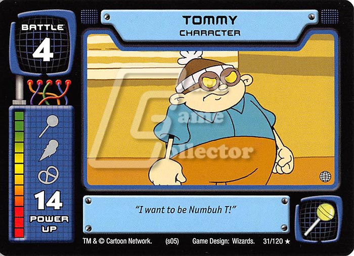 Codename: Kids Next Door TCG: Tommy