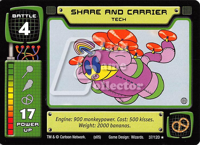 Codename: Kids Next Door TCG: Share and Carrier