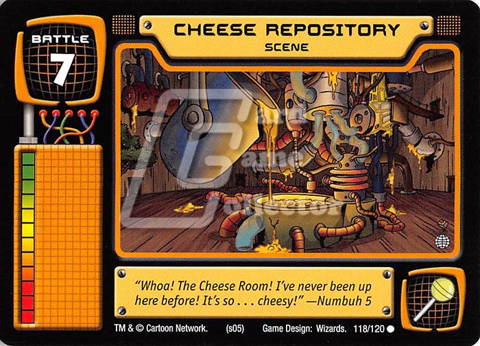 Codename: Kids Next Door TCG: Cheese Repository