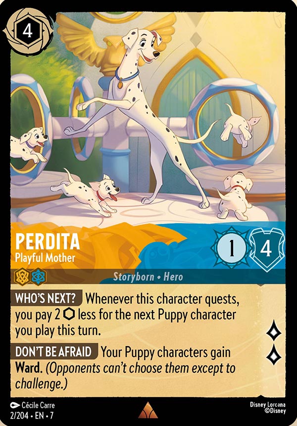 Disney Lorcana TCG: Perdita, Playful Mother