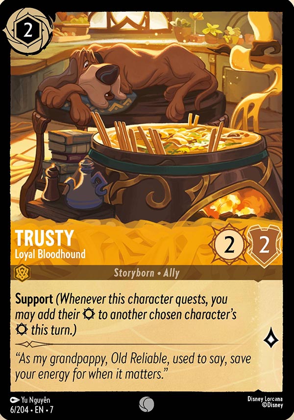 Disney Lorcana TCG: Trusty, Loyal Bloodhound