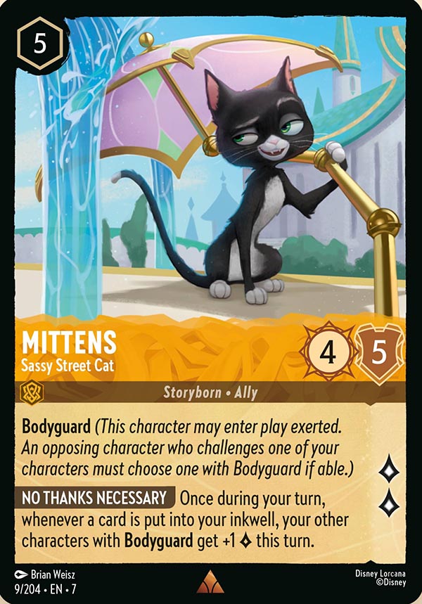 Disney Lorcana TCG: Mittens, Sassy Street Cat