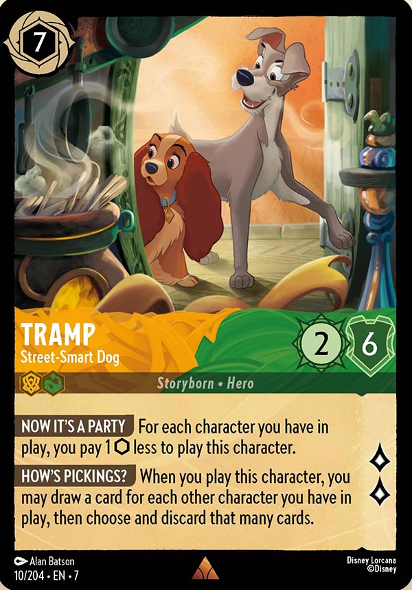 Disney Lorcana TCG: Tramp, Street-Smart Dog