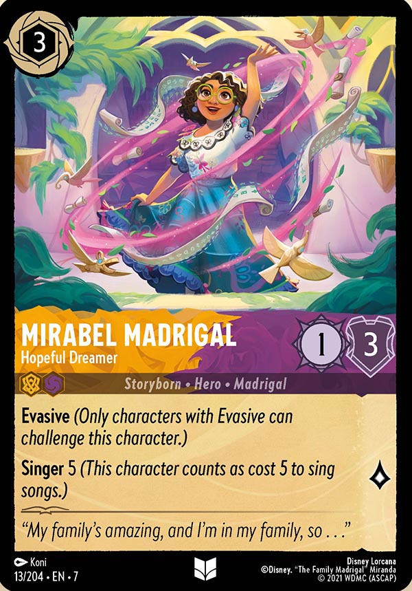 Disney Lorcana TCG: Mirabel Madrigal, Hopeful Dreamer