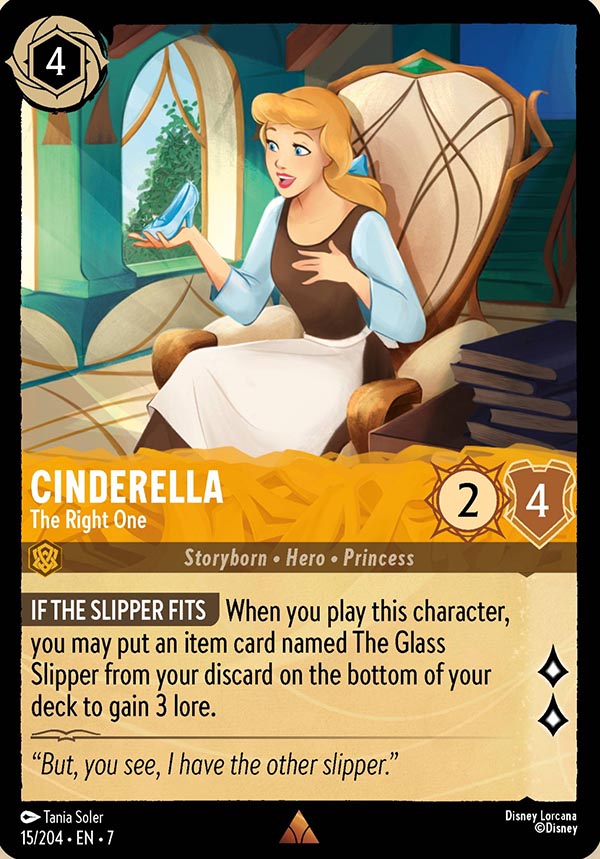 Disney Lorcana TCG: Cinderella, The Right One