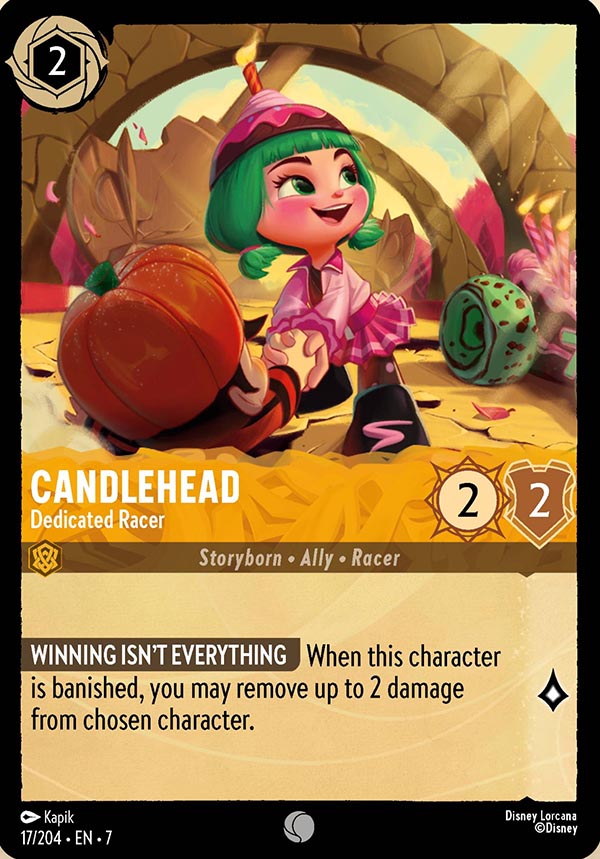 Disney Lorcana TCG: Candlehead, Dedicated Racer