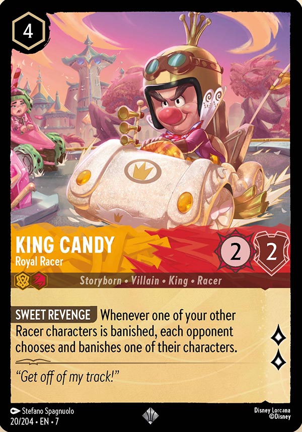 Disney Lorcana TCG: King Candy, Royal Racer