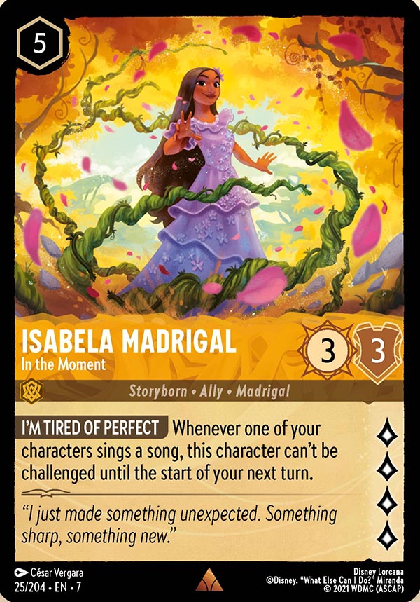 Disney Lorcana TCG: Isabela Madrigal, In The Moment