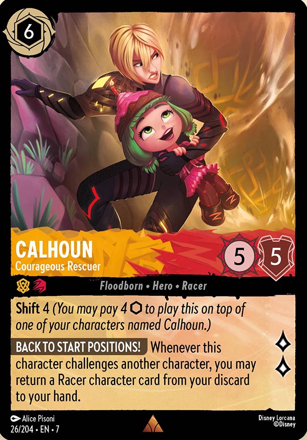 Disney Lorcana TCG: Calhoun, Courageous Rescuer